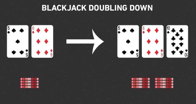 Double Down trong Blackjack Fun88 