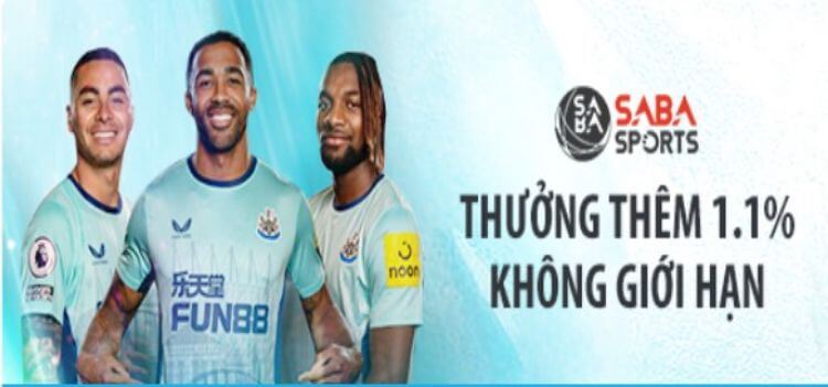 Cá cược Thể Thao Saba, nhận quà ào ào từ Fun88