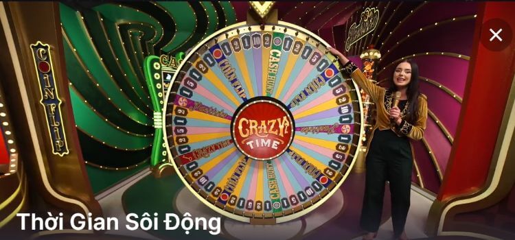 giao diện crazy time