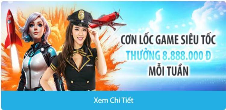 Cơn lốc game siêu tốc thưởng 8,888,000 VND