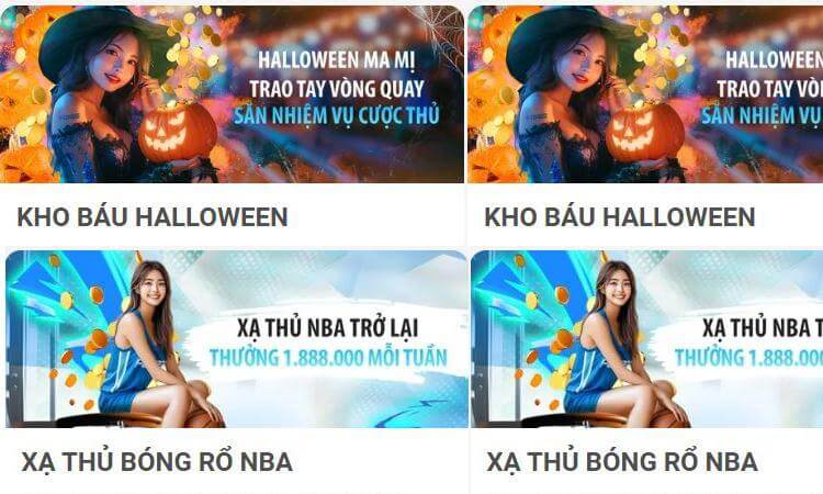 Khuyến mãi NBA và Halloween