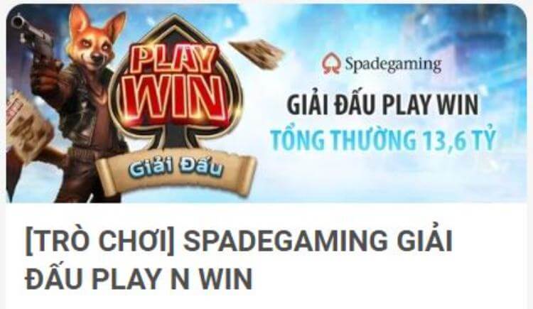 giải đấu Play Win