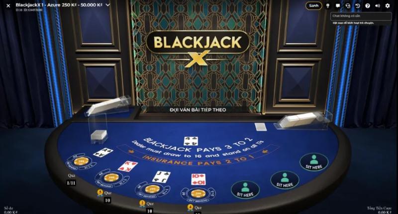 Bàn cược Blackjack X Azure