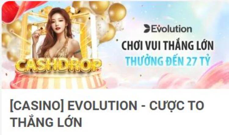 Cươc Baccarat tại Evolution