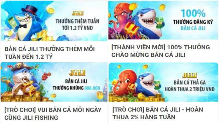 Khuyến mãi bắn cá jili