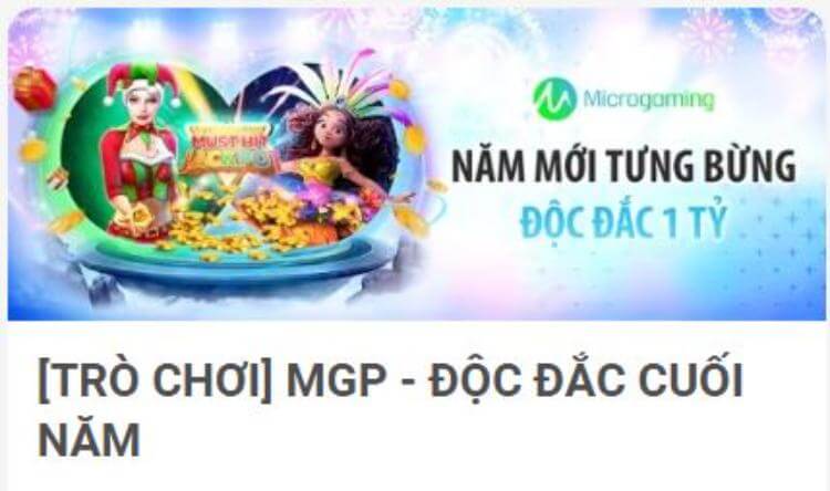 MGP độc đắc cuối năm