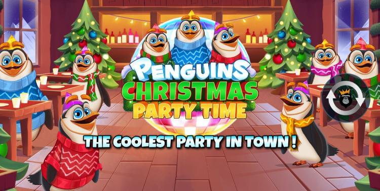 Penguins Christmas Party Time 