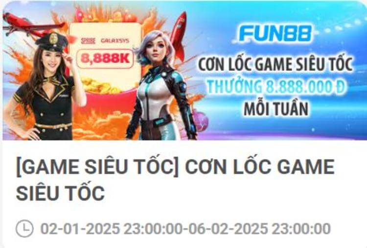 Cơn lốc Game siêu tốc