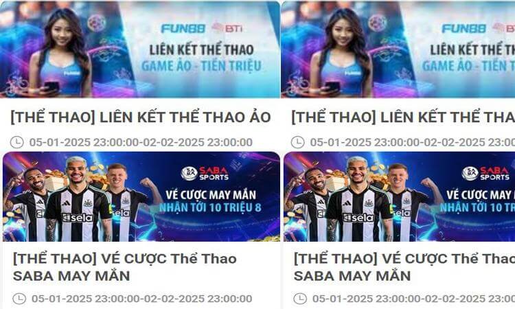 Khuyến mại thể thao Fun88