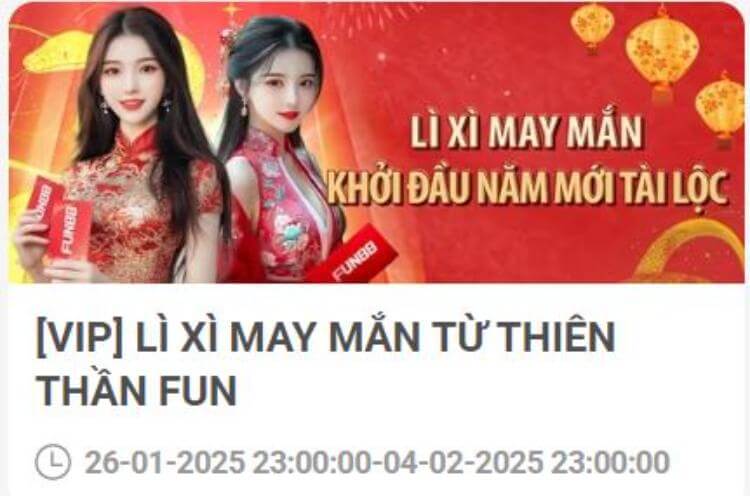 Lì xì may mắn Evoplay