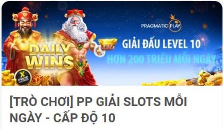 Giải đấu PP slot cấp độ 10