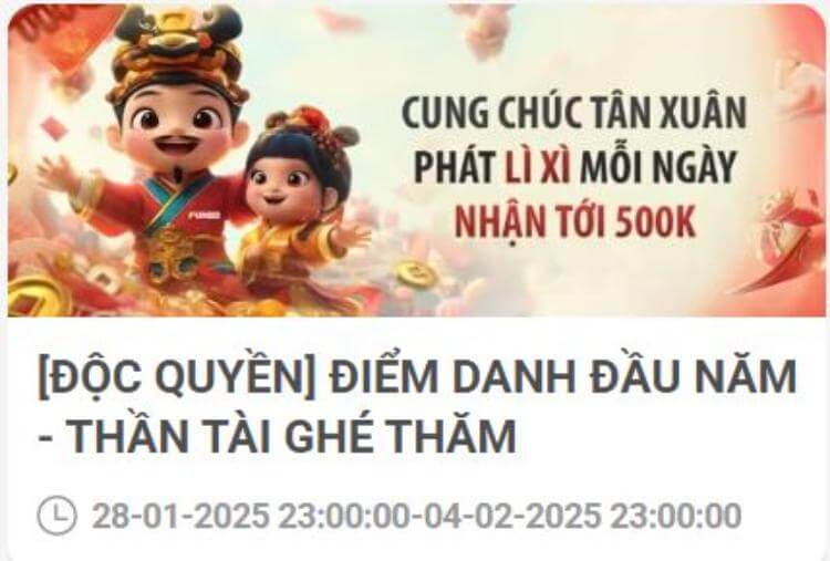 Điềm danh đầu năm thần tài ghé thăm