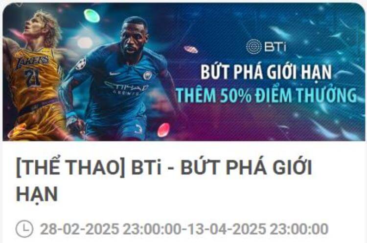 BTI bứt phá