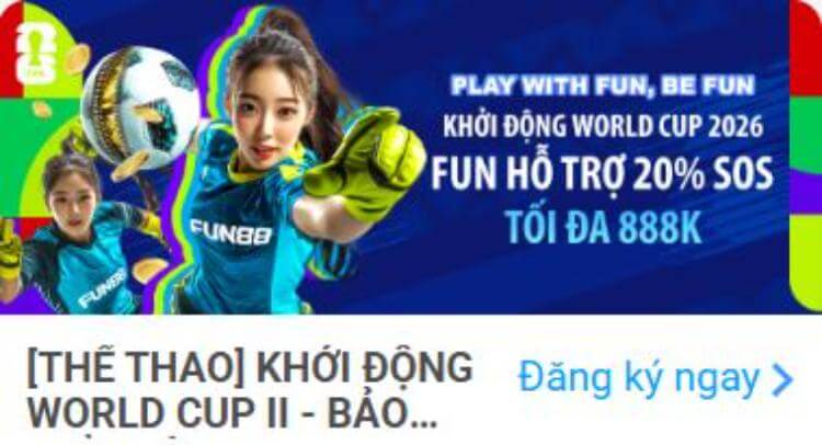 SOS 20% cược tỷ số chính xác WC 2026