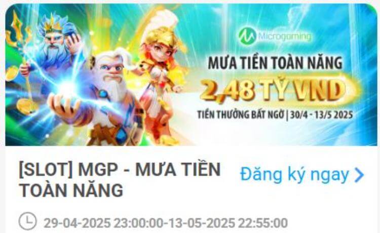 mưa tiền toàn năng 2,48 tỷ