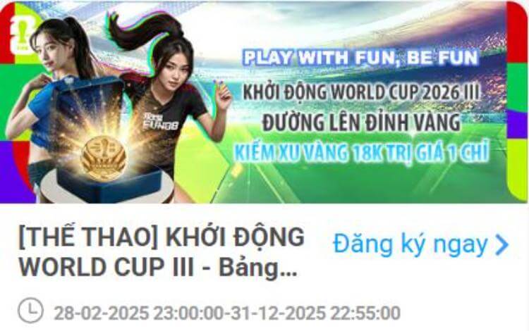 khuyến mãi đường lên đỉnh vàng