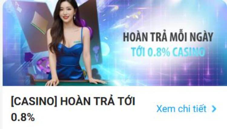 hoàn trả 0.8%
