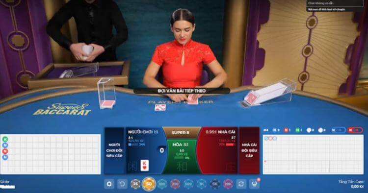 Cược 114 trong baccarat