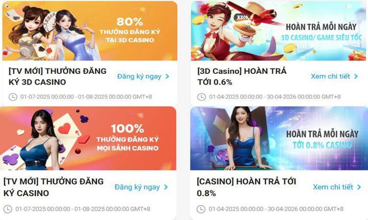 khuyến mãi casino