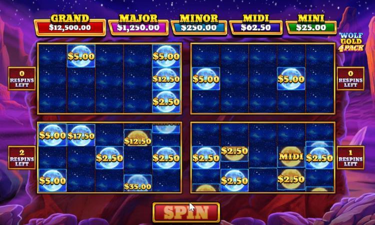 free spins Wolf Gold 4 Pack