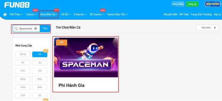 cách chơi Spaceman