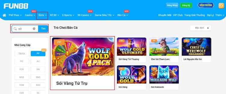 cách chơi Wolf Gold 4 Pack