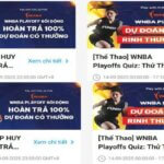 Khuyến mãi thể thao WNBA Playoffs 2025